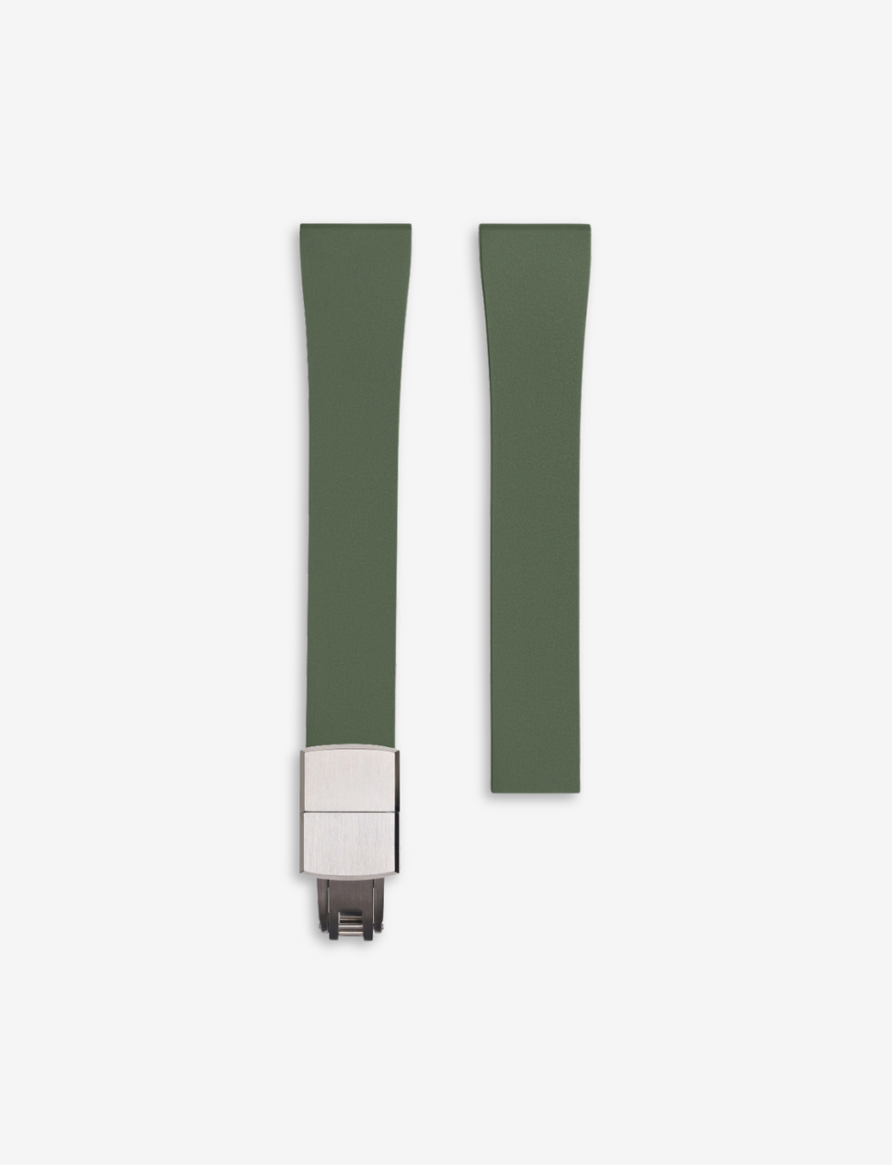 Smooth Rubber CTS Strap - Olive Green