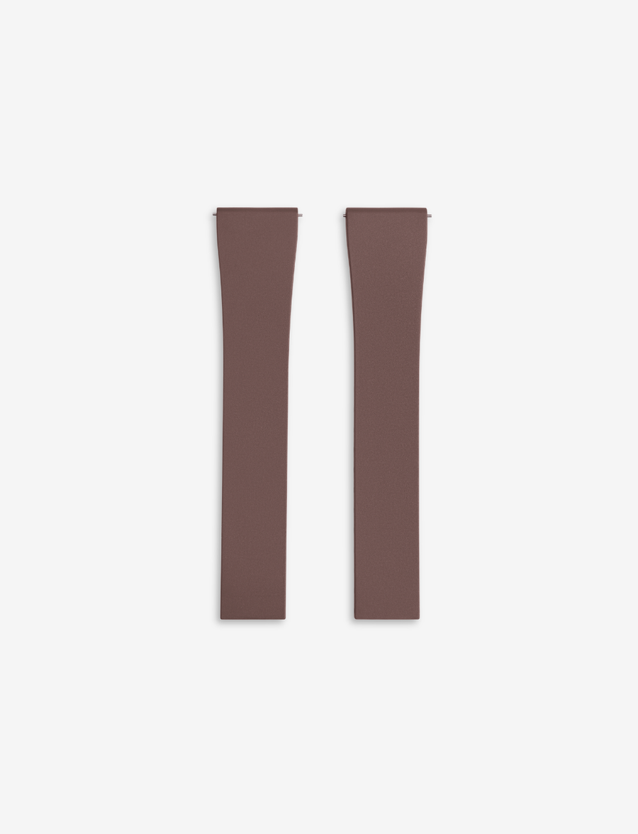 Smooth Rubber CTS Strap - Brown