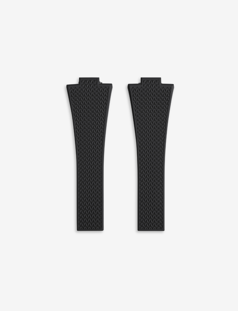 Rubber CTS Strap for Tissot PRX - Black
