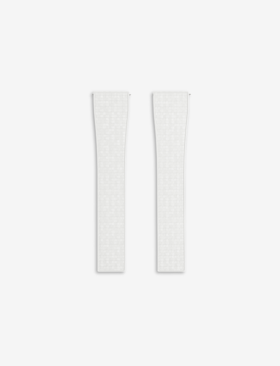 Mosaic Rubber CTS Strap - White