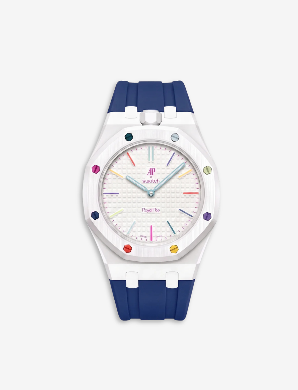 Royal Pop Strap - Rainbow White Bioceramic