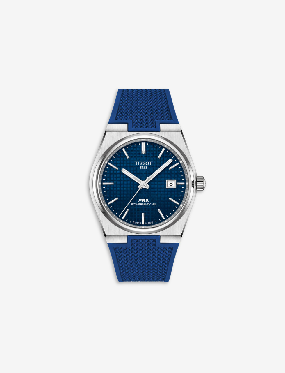 Rubber CTS Strap for Tissot PRX - Navy
