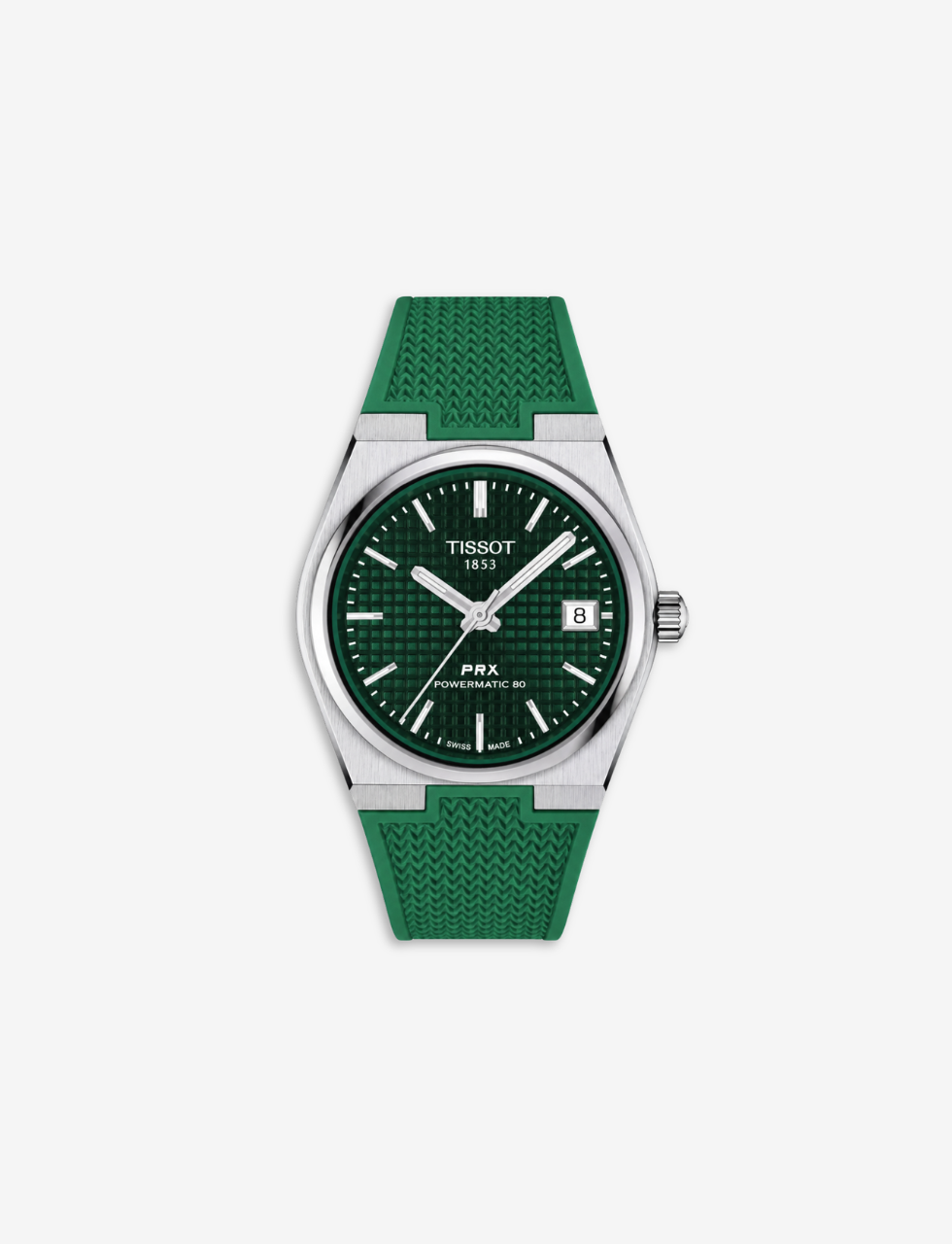Rubber CTS Strap for Tissot PRX - Green